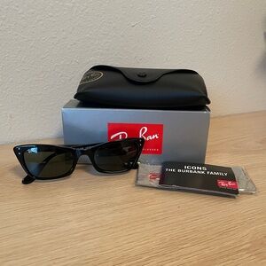 Ray-Ban Lady Burbank Black Sunglasses!